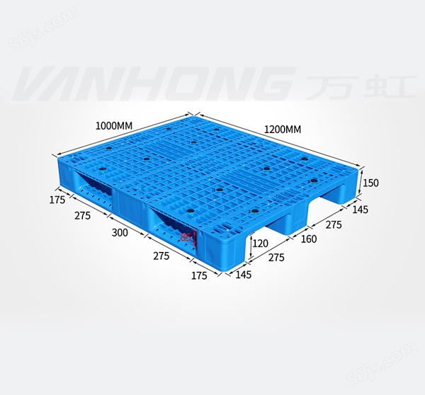 VP1210C网格川字塑料托盘-产品说明