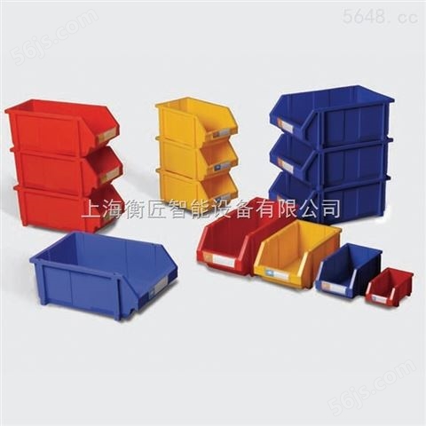 塑胶零件盒 背挂式零件盒 塑料周转零件盒 蓝色元件盒 配件盒 螺丝盒